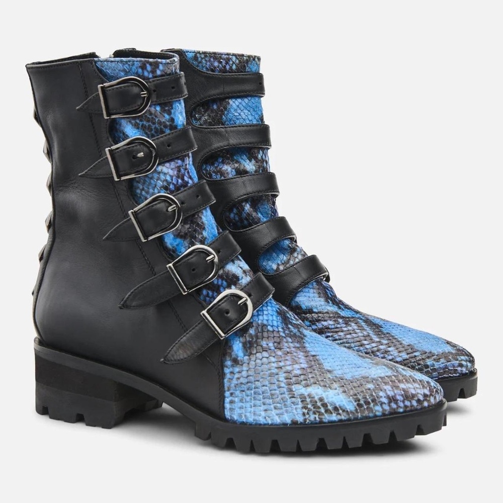 Modern Vice 5-Buckle Jett Classic Boot with Lug Sole
